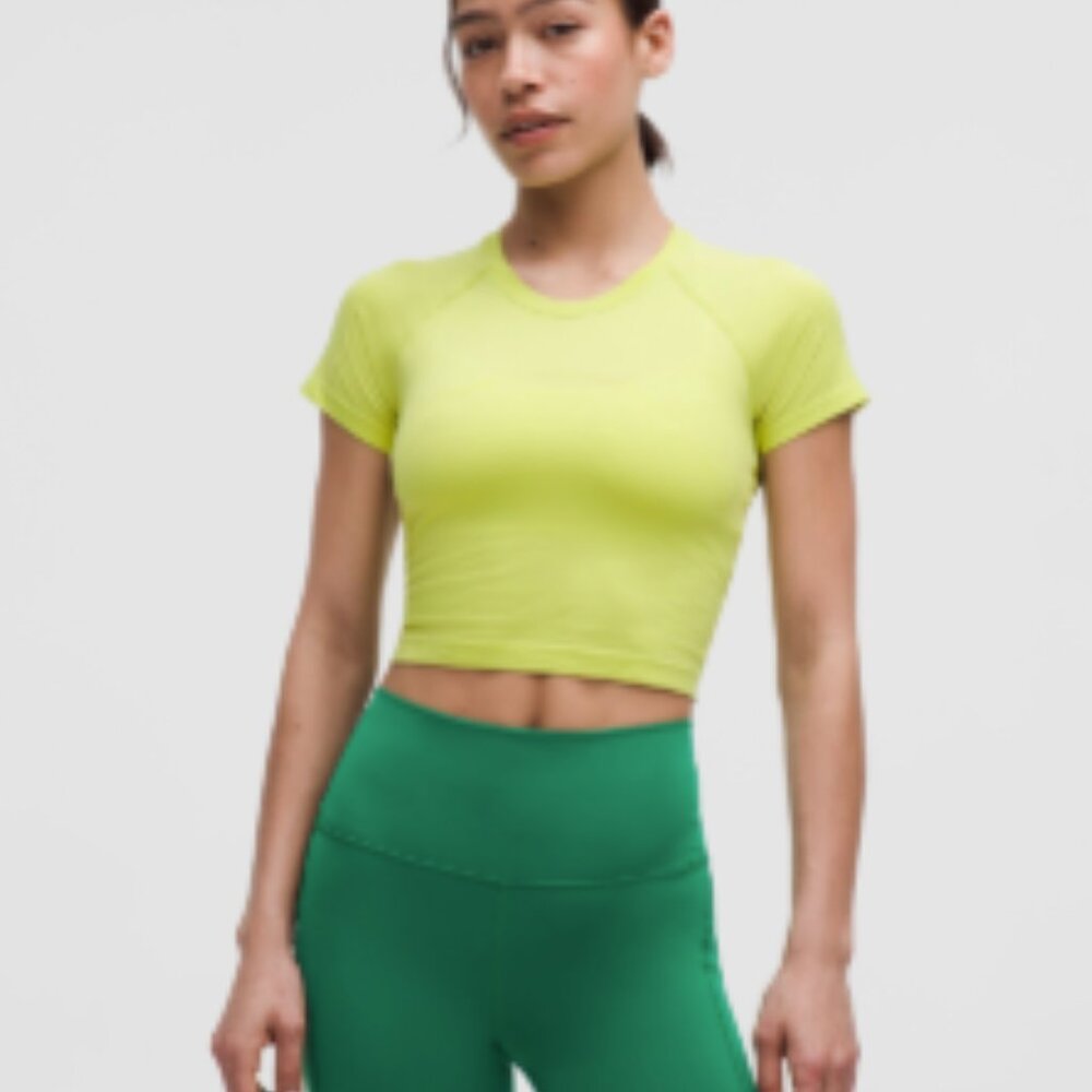 Lululemon Swiftly Tech Cropped Short-Sleeve Shirt 2.0 - SOLD OUT AT LULULEMON.